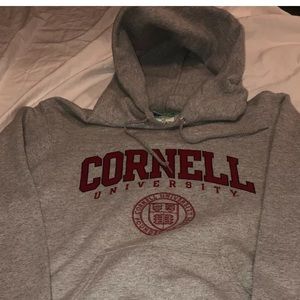 Champions Cornell University gray hoodie womens XS